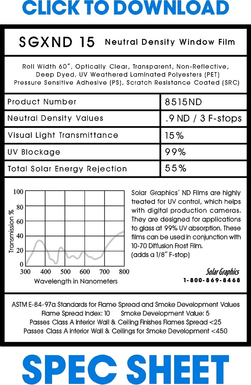 Solar Graphics | Neutral Density Window Films